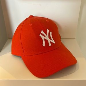 Orange New York Yankees Hat